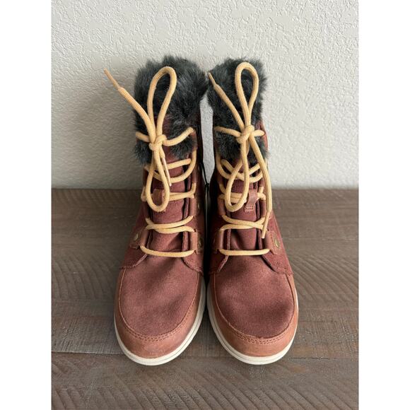 SOREL Explorer Joan Burro Waterproof Insulated Winter Snow Boot Women's 7 NEW - Picture 6 of 9